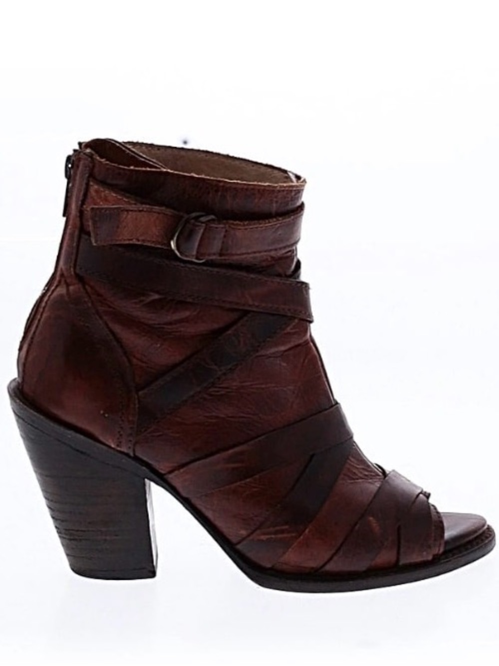 Freebird by Steven the Joker ankle boot. Peep tie size 8. Western boho cottage